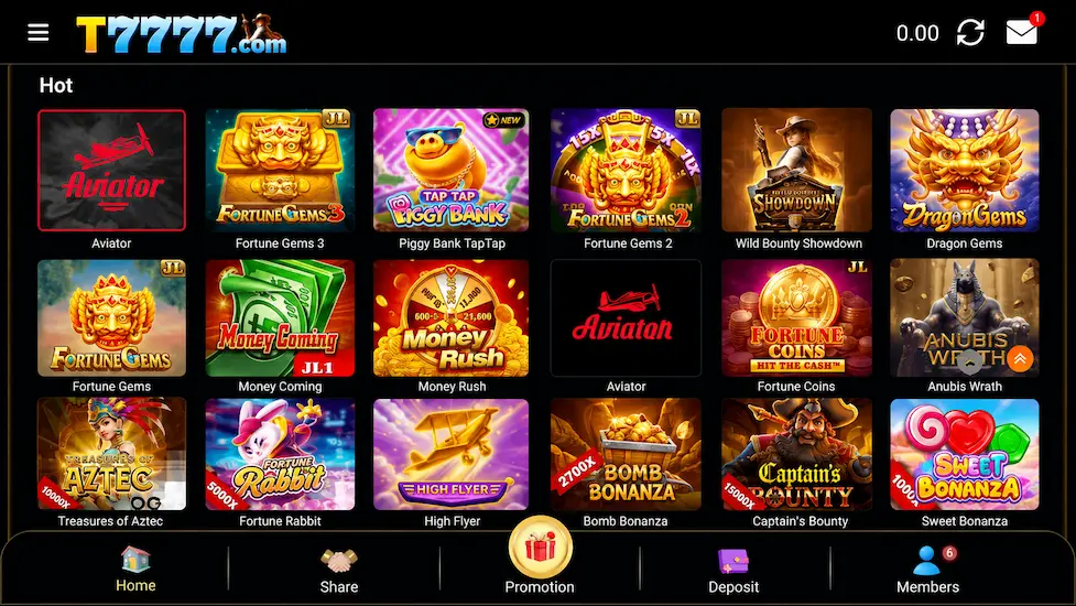 T7777 game