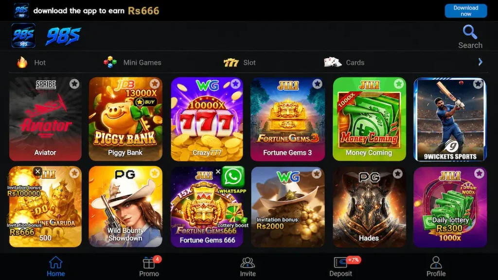 98S game apk